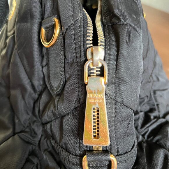 Prada Tessuto Quilted Nylon Dome Satchel - Picture 8 of 14
